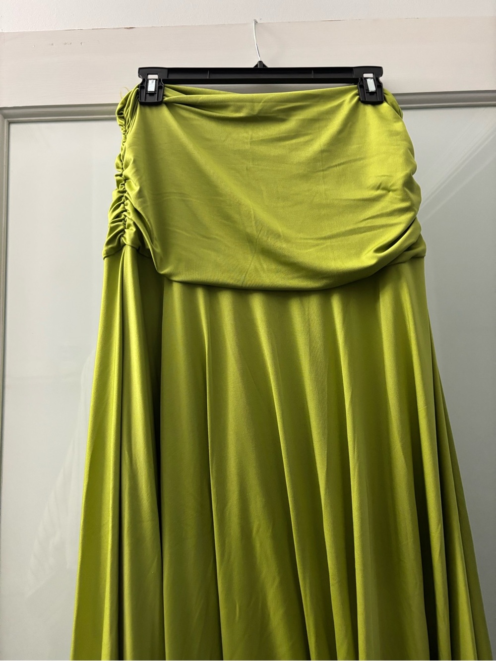 Peppermayo Liana Ruched Maxi Skirt - Green - Picture 4 of 5